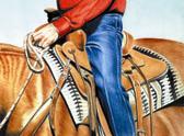Western, Equine Art - Many Years in the Saddle
